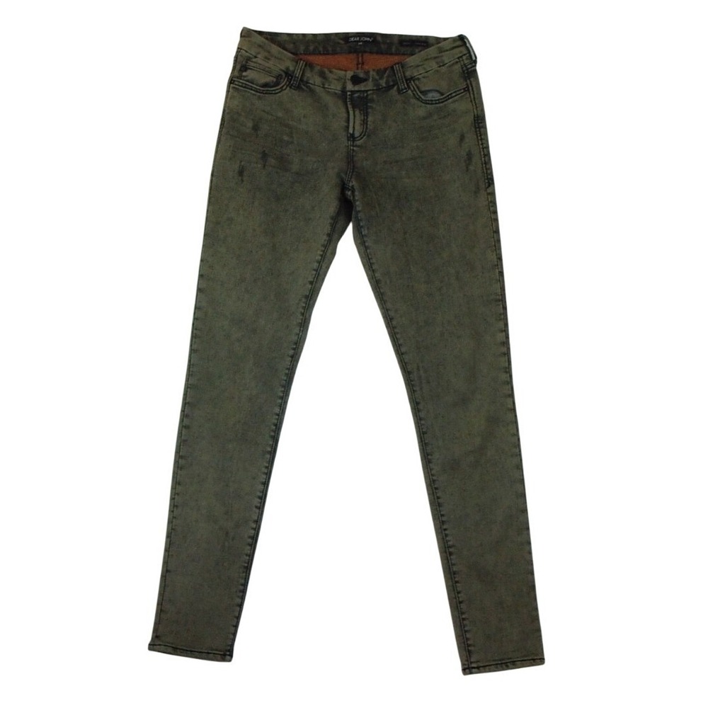 DEAR JOHN Grey Mid Rise JOYRICH COMFORT SKINNY ā Ankle Jeans Sz 28